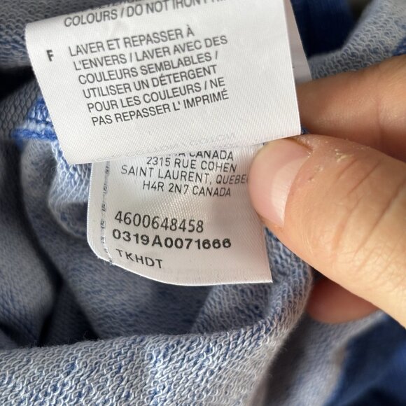 Puma Mens XL Blue Gray Logo Hoodie Pullover Long Sleeve Active Running Gymwear - Picture 16 of 16